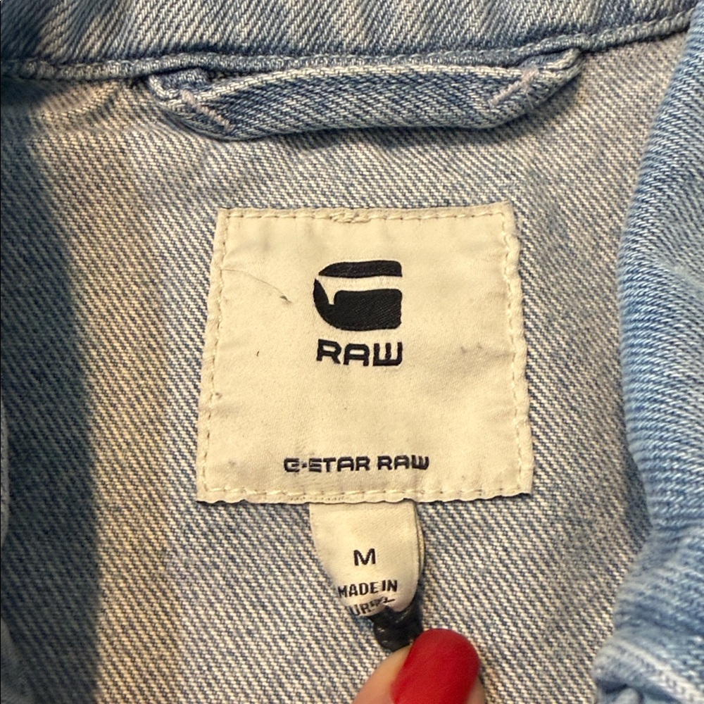 NWT G-Star ARC JACKET S/S IN VINTAGE ELECTRIC BLUE SIZE MED - Picture 4 of 7